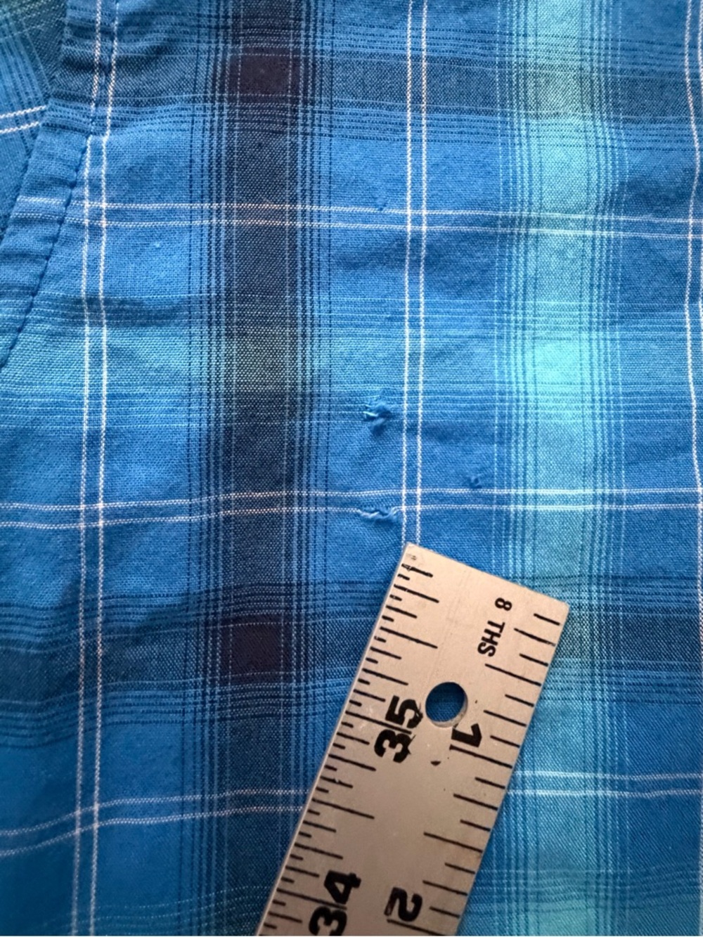 Wrangler Western Shirt Mens Large Plaid Pearl Snap Short Sleeve Cowboy Rodeo - Picture 10 of 10